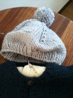 １００均の毛糸2玉でベビー用ニット帽の作り方 How To Knit Baby Cap